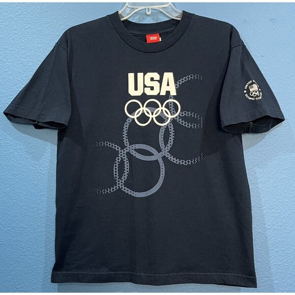 United States Olympic Committee Team Apparel Logo Shirt Woman/JR XL Runs Small - Picture 1 of 15